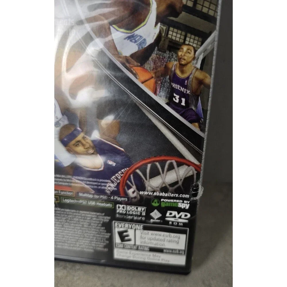 NBA Ballers: Phenom (Sony PlayStation 2, 2006) PS2 No Manual - NOT TESTED